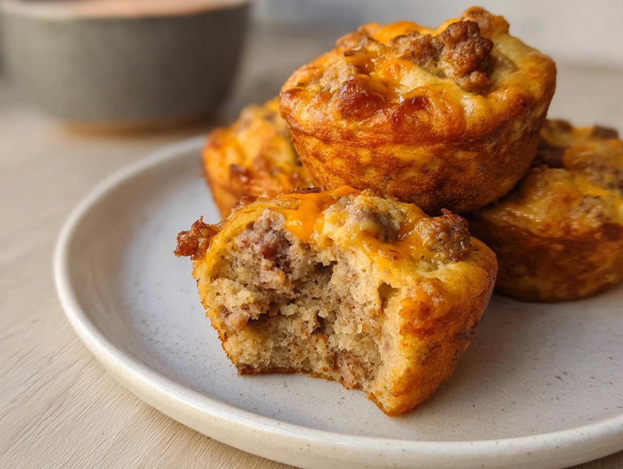 Amazing 10 High Protein Sausage Pancake Muffins