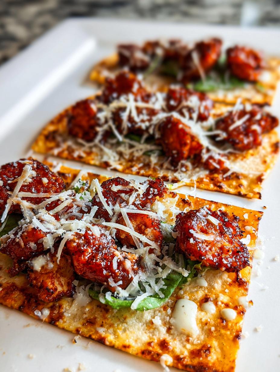 High Protein Smash Chicken Caesar Tacos - detail 2