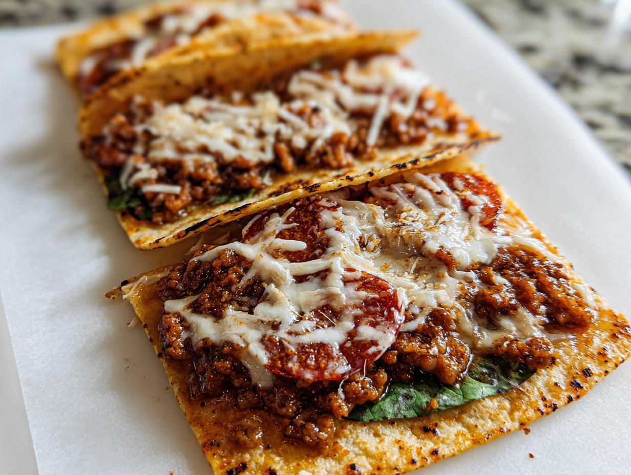 Amazing 20-Min High Protein Smash Chicken Caesar Tacos