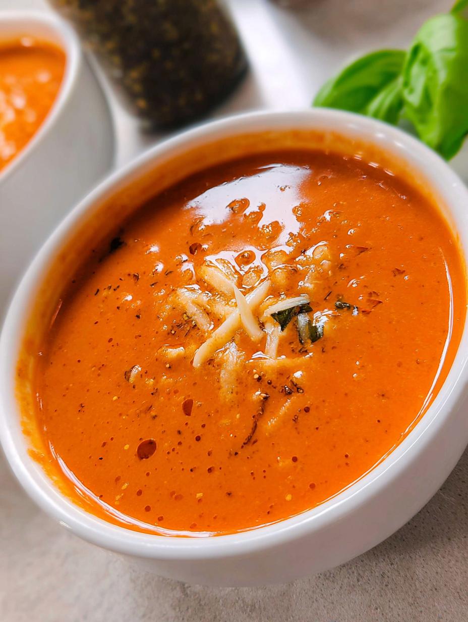 High Protein Tomato Soup Creamy and Cozy - detail 2