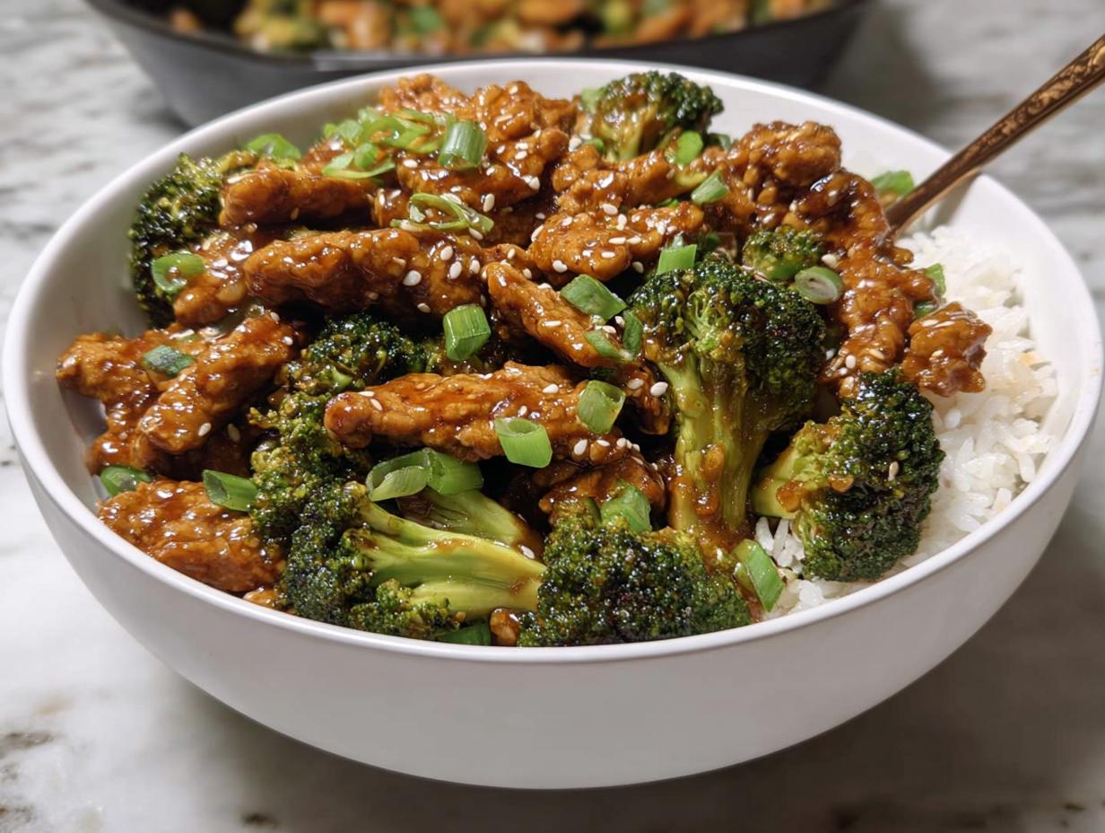 Amazing 25-min Honey Sriracha Ground Chicken