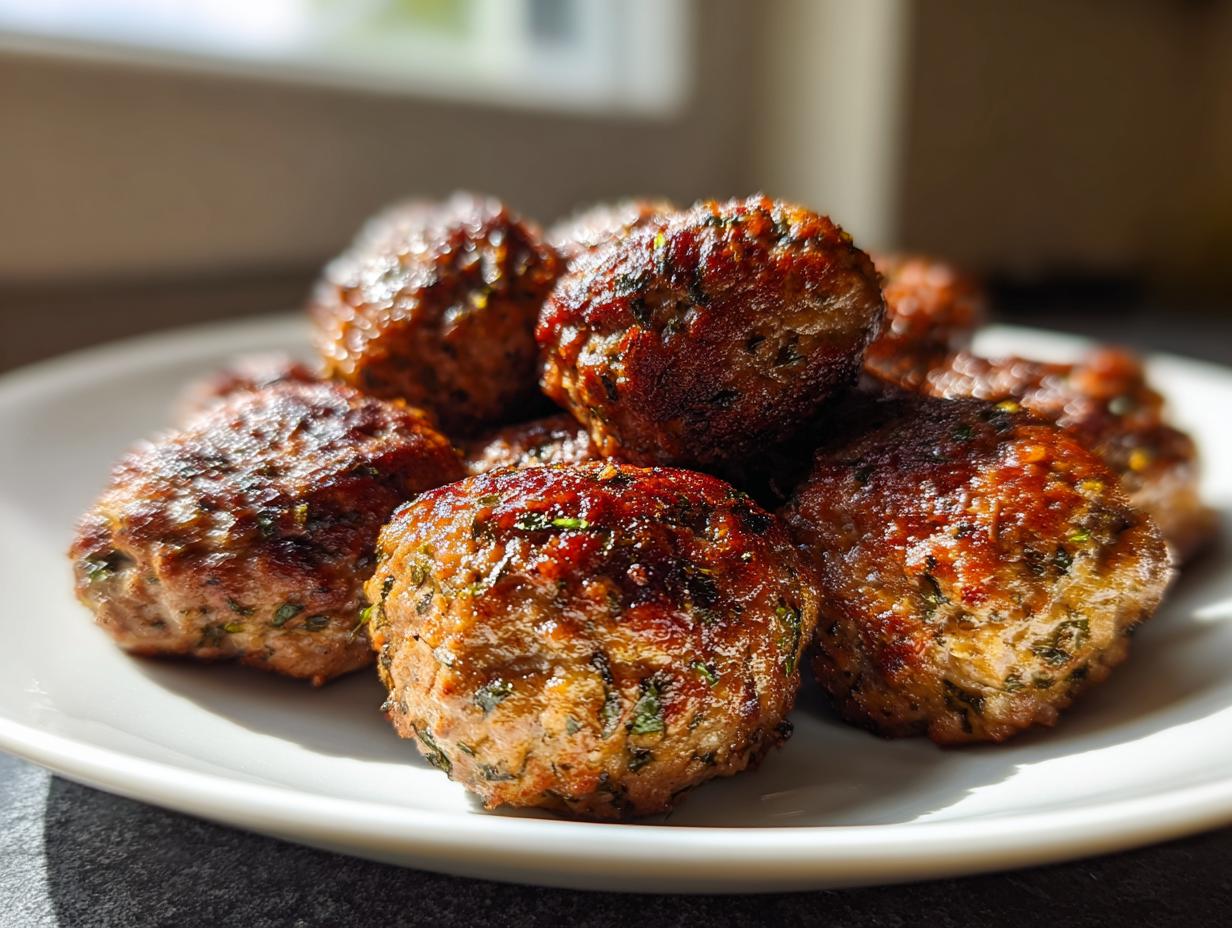 Marvelous 16 Juicy Air Fryer Beef Meatballs