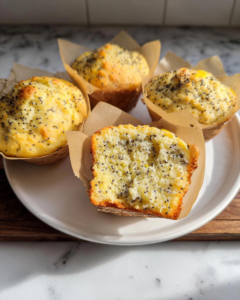 Lemon Poppy Seed Protein Muffins - detail 1