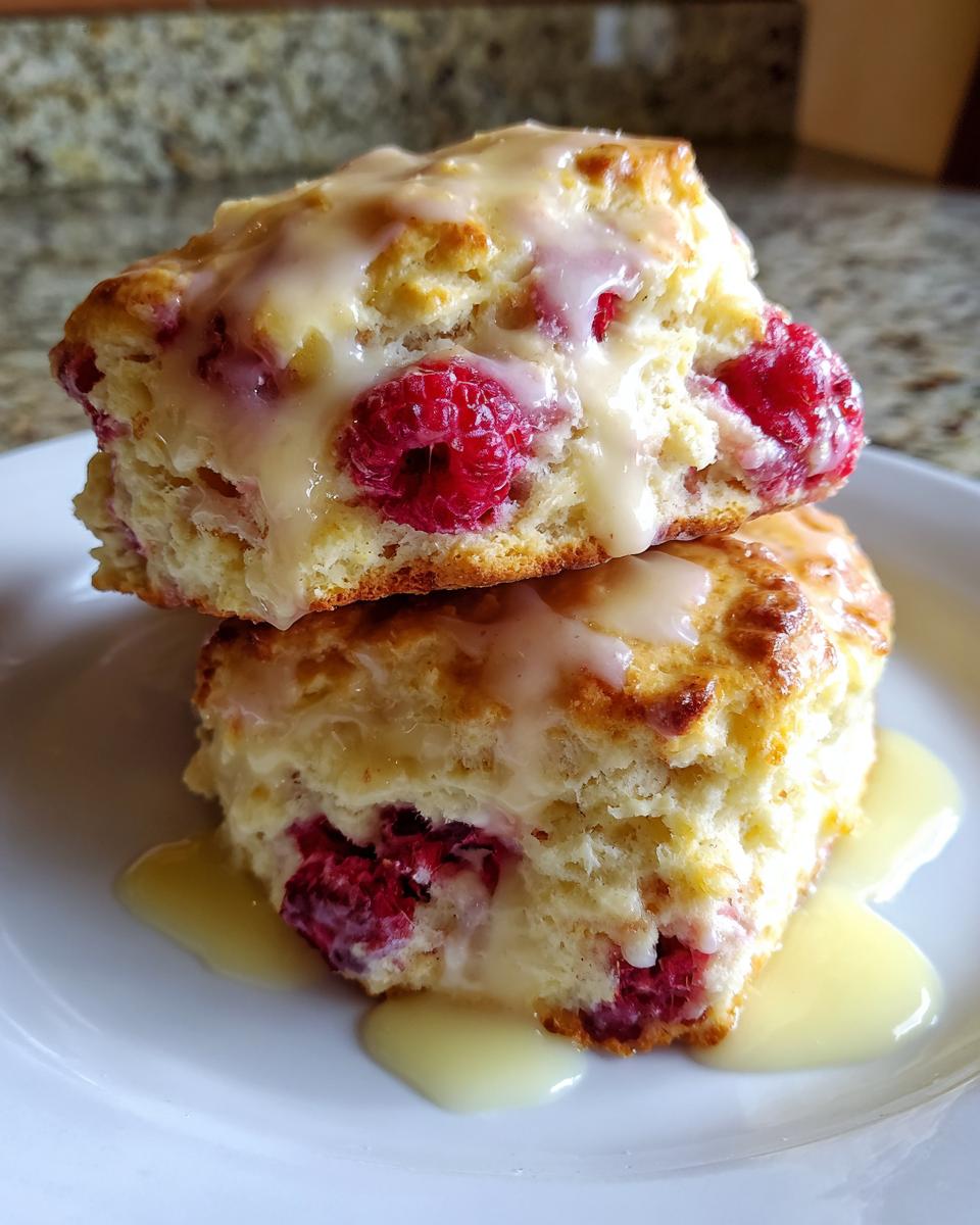 Amazing 10 Lemon Raspberry Scones with Easy Lemon Glaze 4 Lemon Raspberry Scones with Easy Lemon Glaze - detail 1