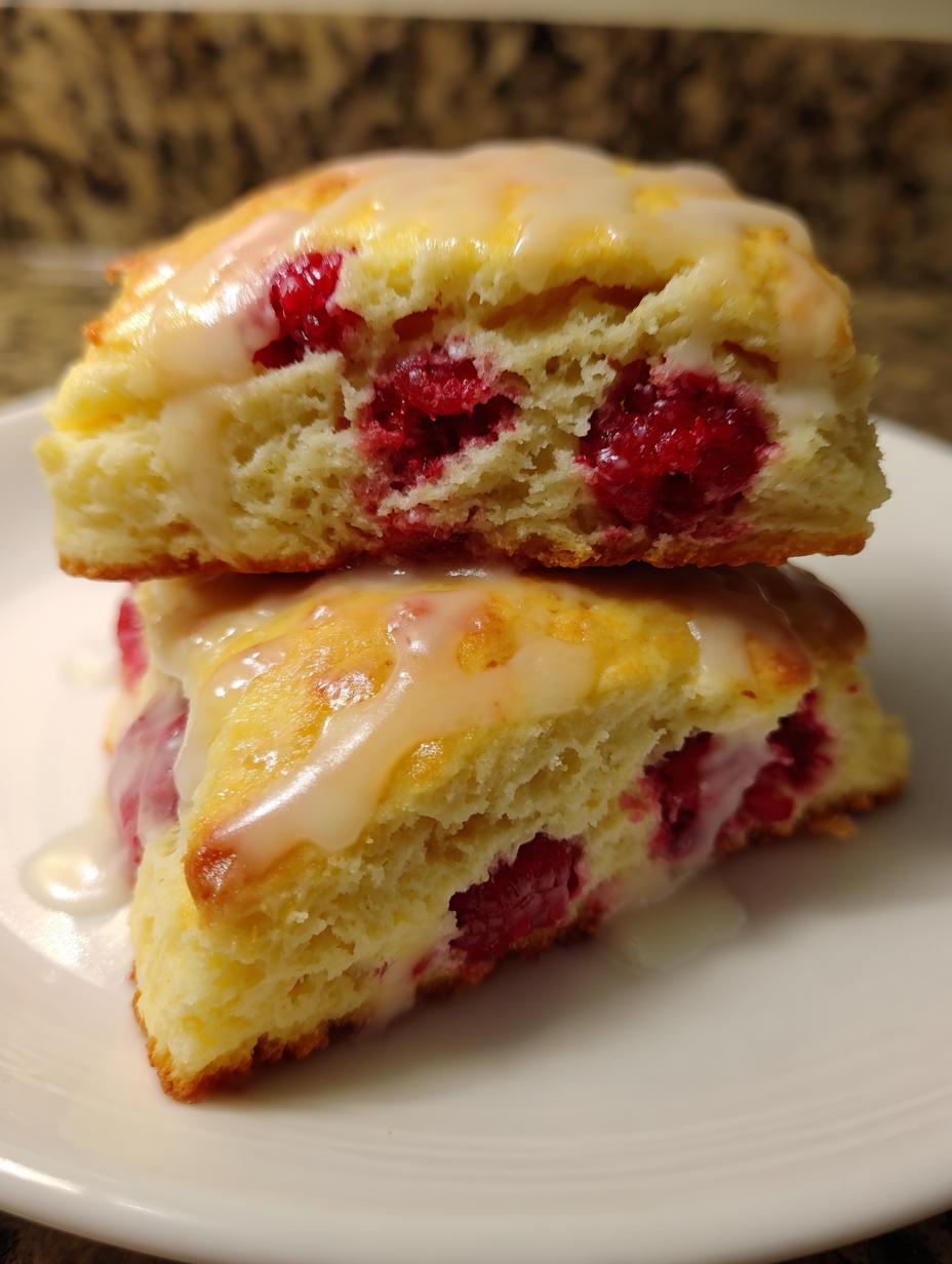 Amazing 10 Lemon Raspberry Scones with Easy Lemon Glaze 5 Lemon Raspberry Scones with Easy Lemon Glaze - detail 2