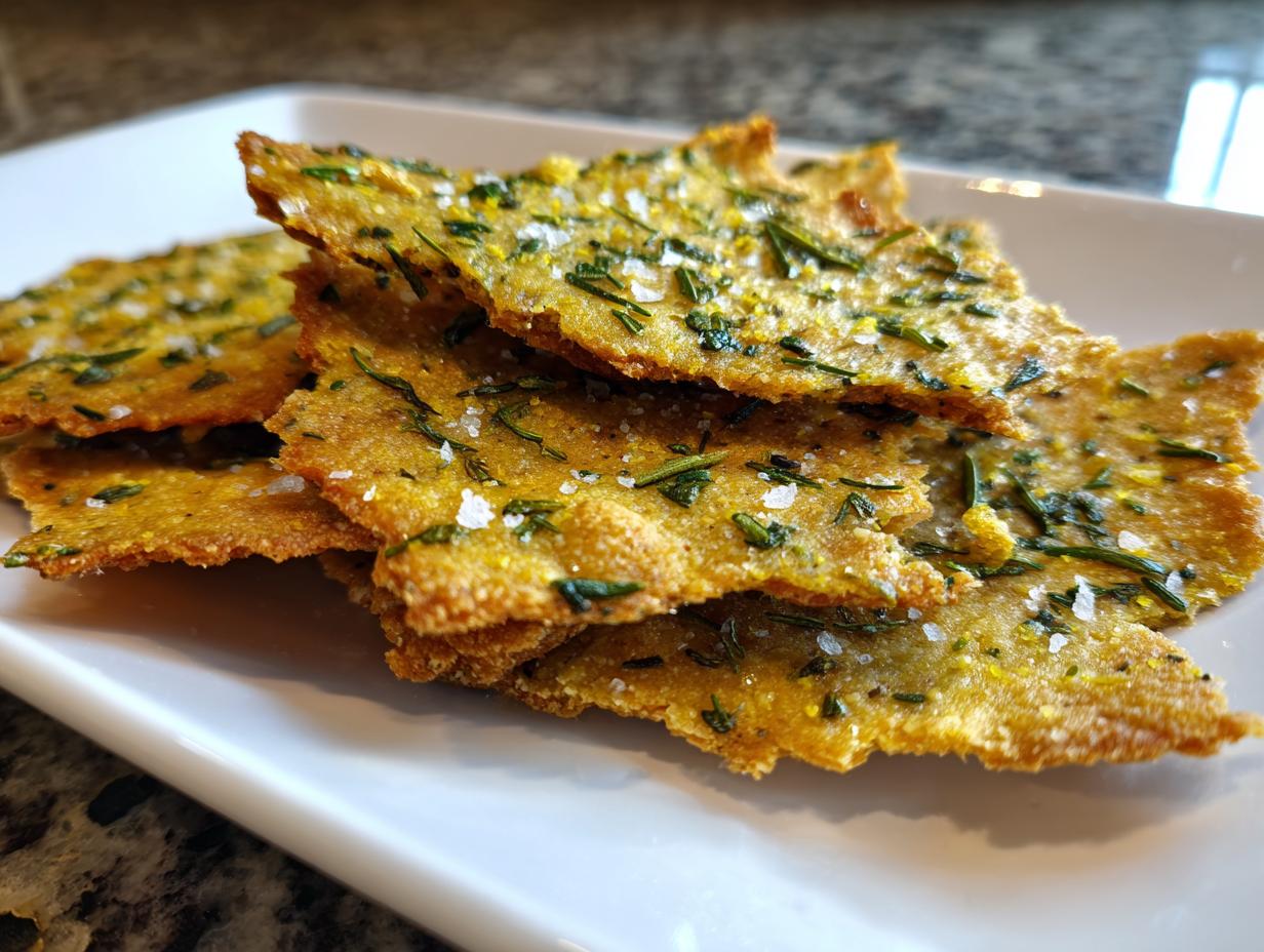 Amazing Lemon Rosemary Flatbread Crackers Recipe 48