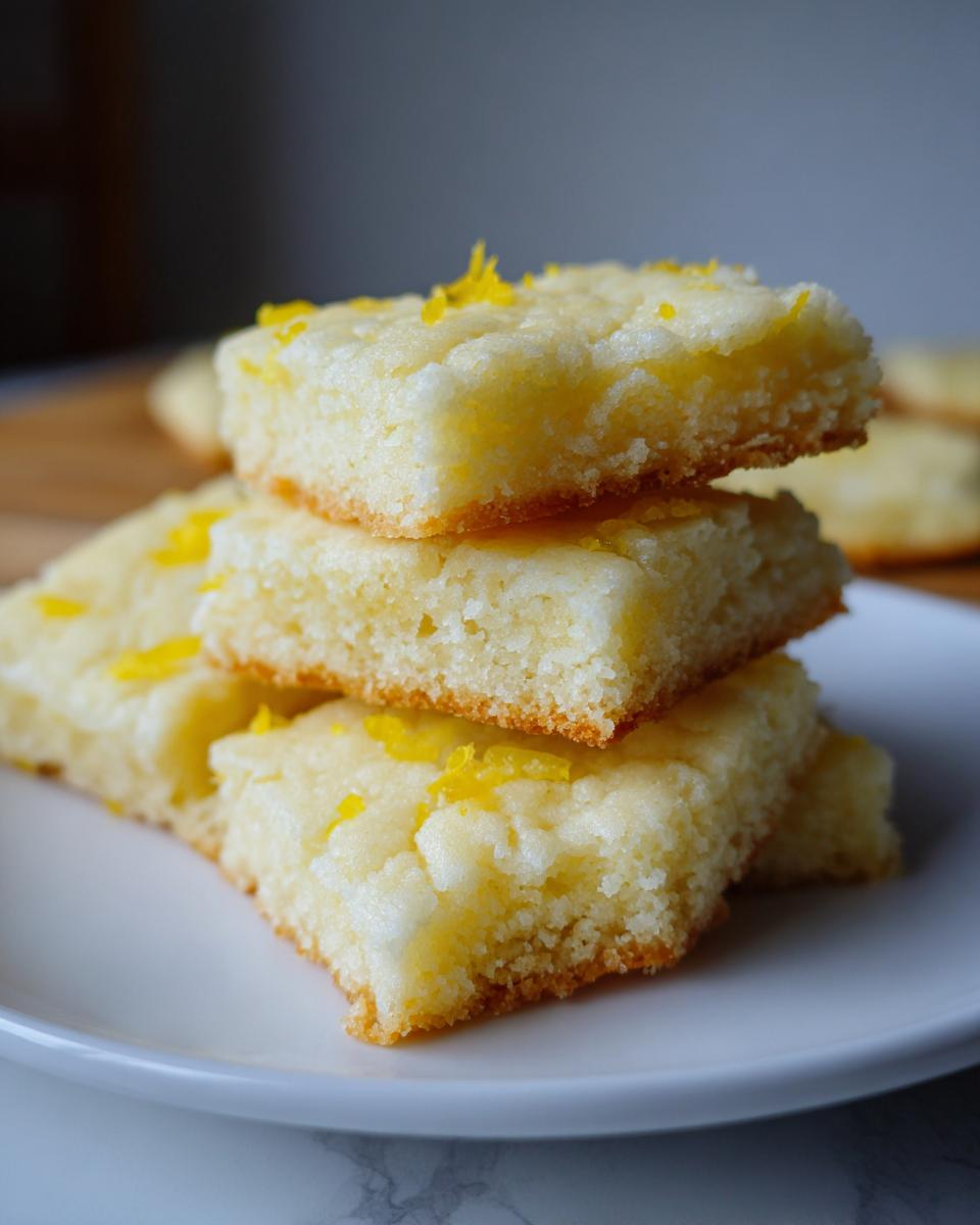 Lemon Shortbread Cookies with Bright Citrus Flavor - detail 1
