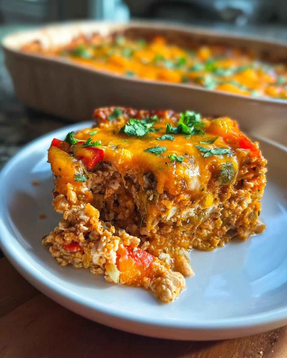 Mexican Chicken Casserole Easy High Protein Dinner - detail 1
