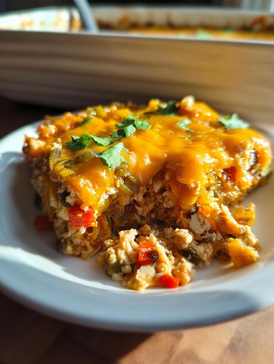 Mexican Chicken Casserole Easy High Protein Dinner - detail 2