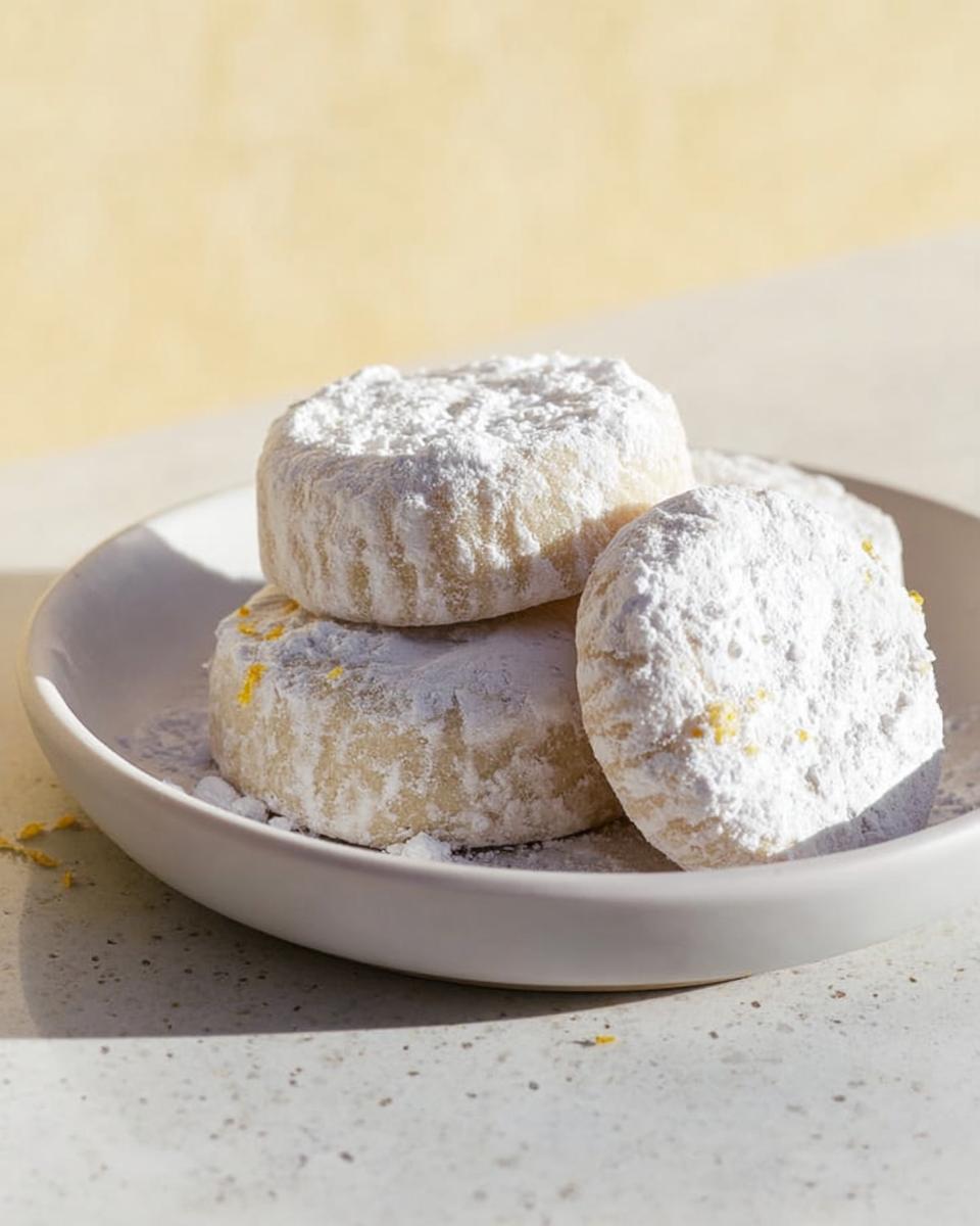 5 Divine Meyer Lemon Meltaway Cookies 4 Meyer Lemon Meltaway Cookies - detail 1