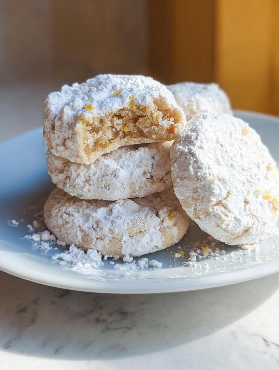 5 Divine Meyer Lemon Meltaway Cookies 5 Meyer Lemon Meltaway Cookies - detail 2