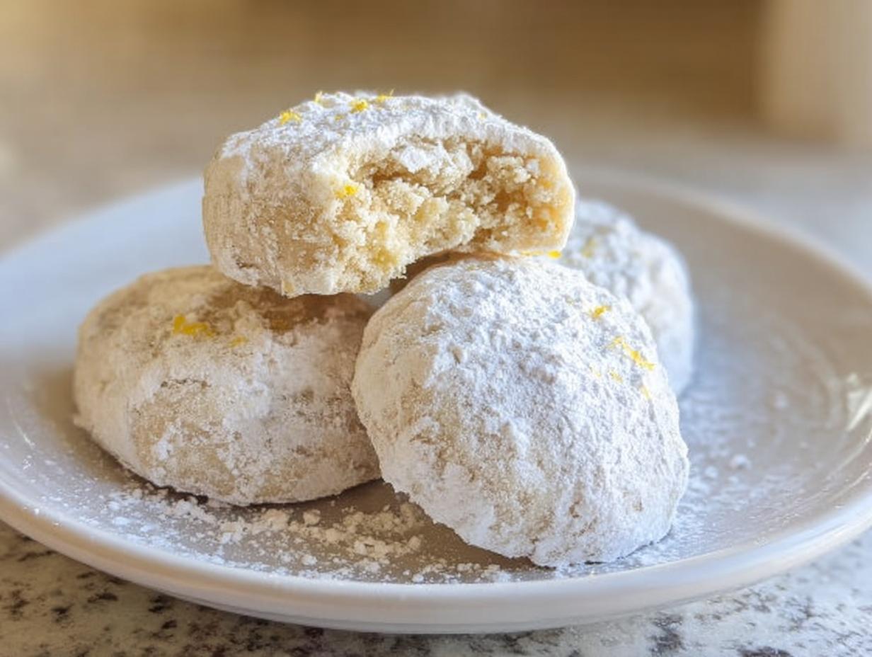 5 Divine Meyer Lemon Meltaway Cookies