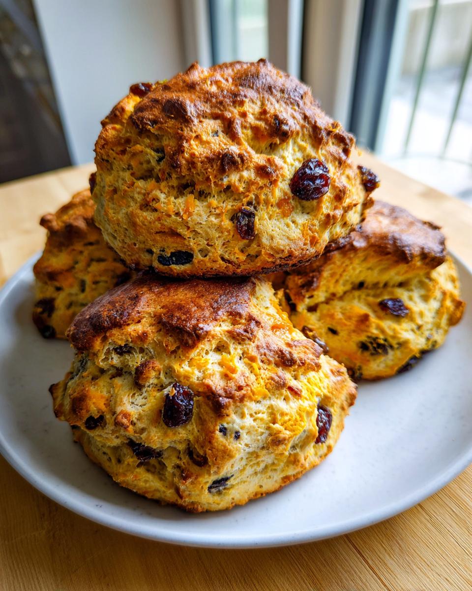 8 Tender Orange Raisin Soda Bread Scones 4 Orange Raisin Soda Bread Scones - detail 1