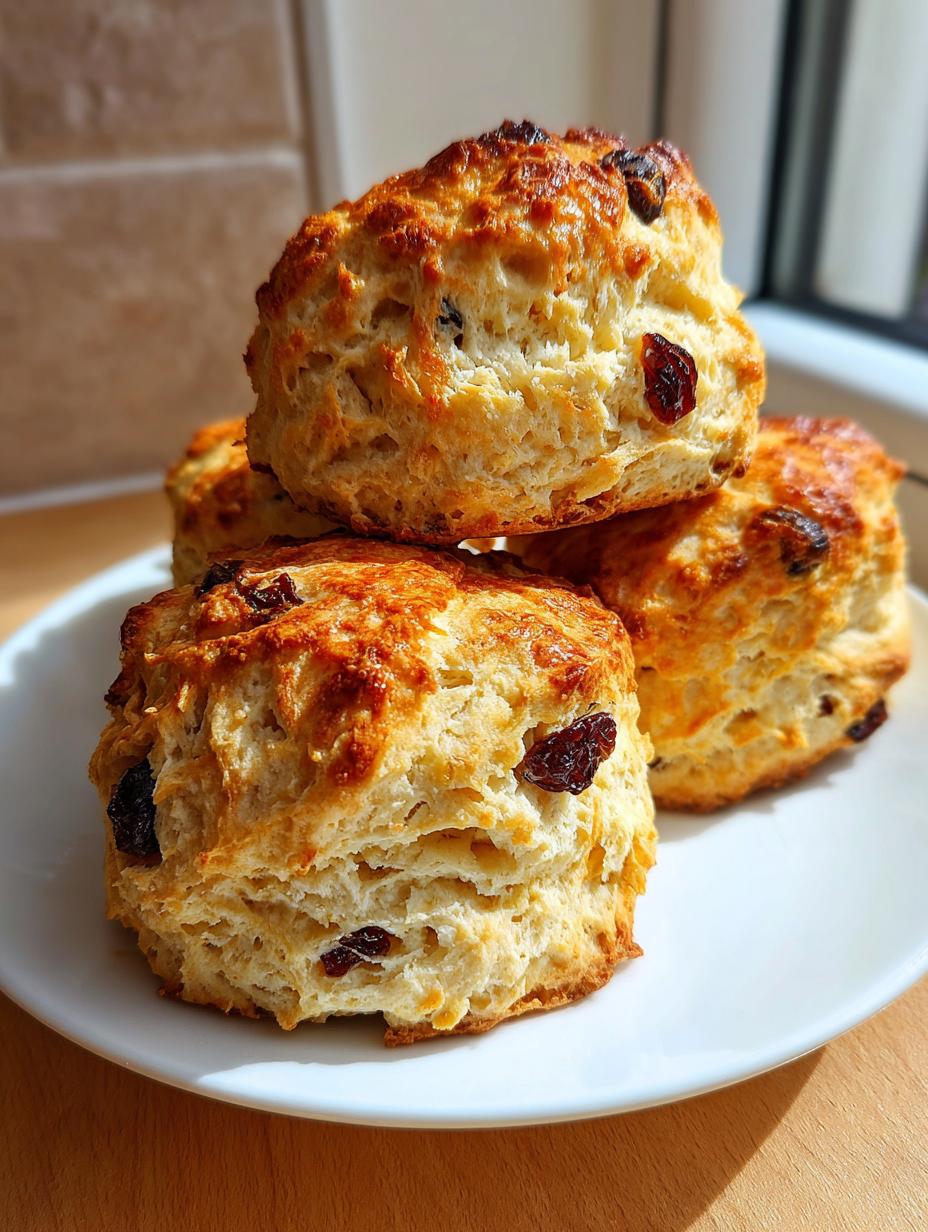 8 Tender Orange Raisin Soda Bread Scones 5 Orange Raisin Soda Bread Scones - detail 2