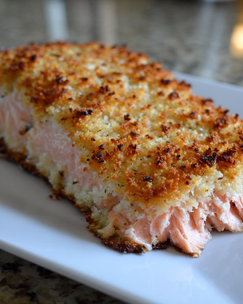 Panko Crusted Salmon Crispy and Easy - detail 1
