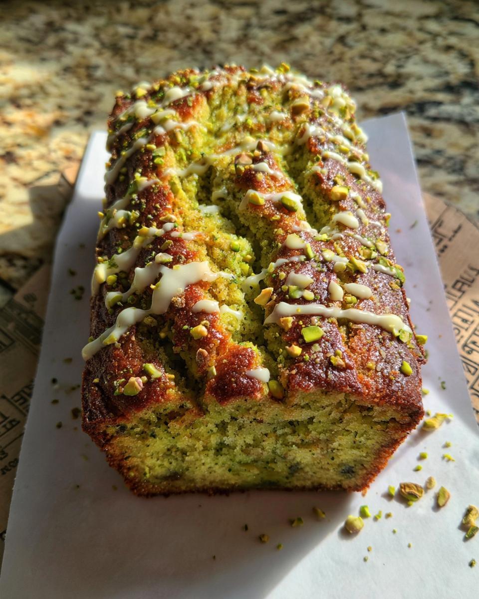Pistachio Banana Bread with White Chocolate - detail 2