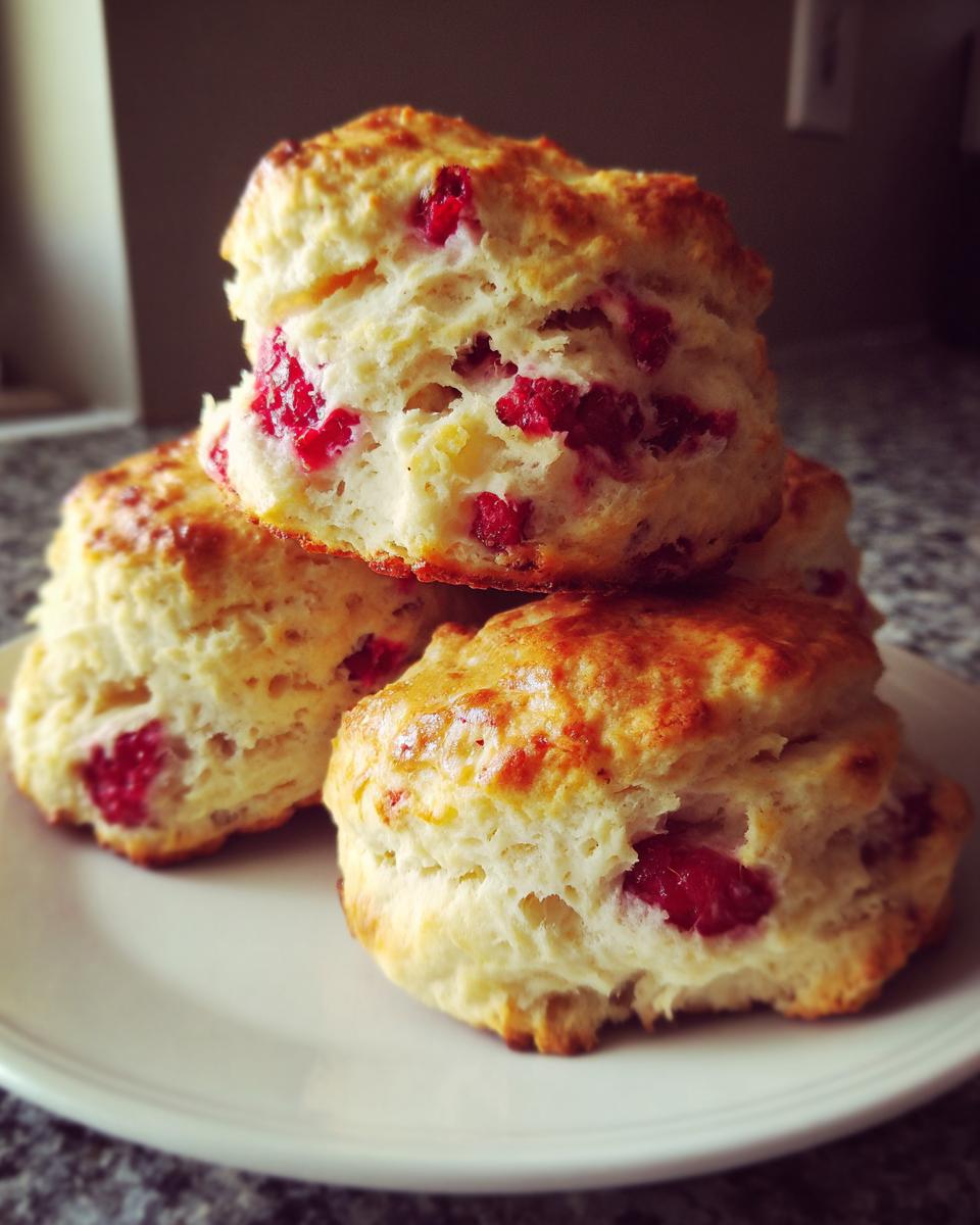 Raspberry Scones Ready in 30 Minutes - detail 1