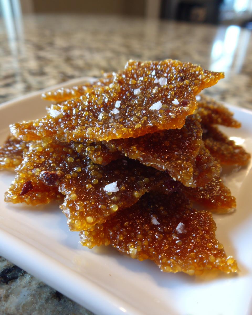 Sea-Salted Quinoa Pecan Brittle Recipe - detail 1