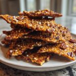 Sea-Salted Quinoa Pecan Brittle Recipe