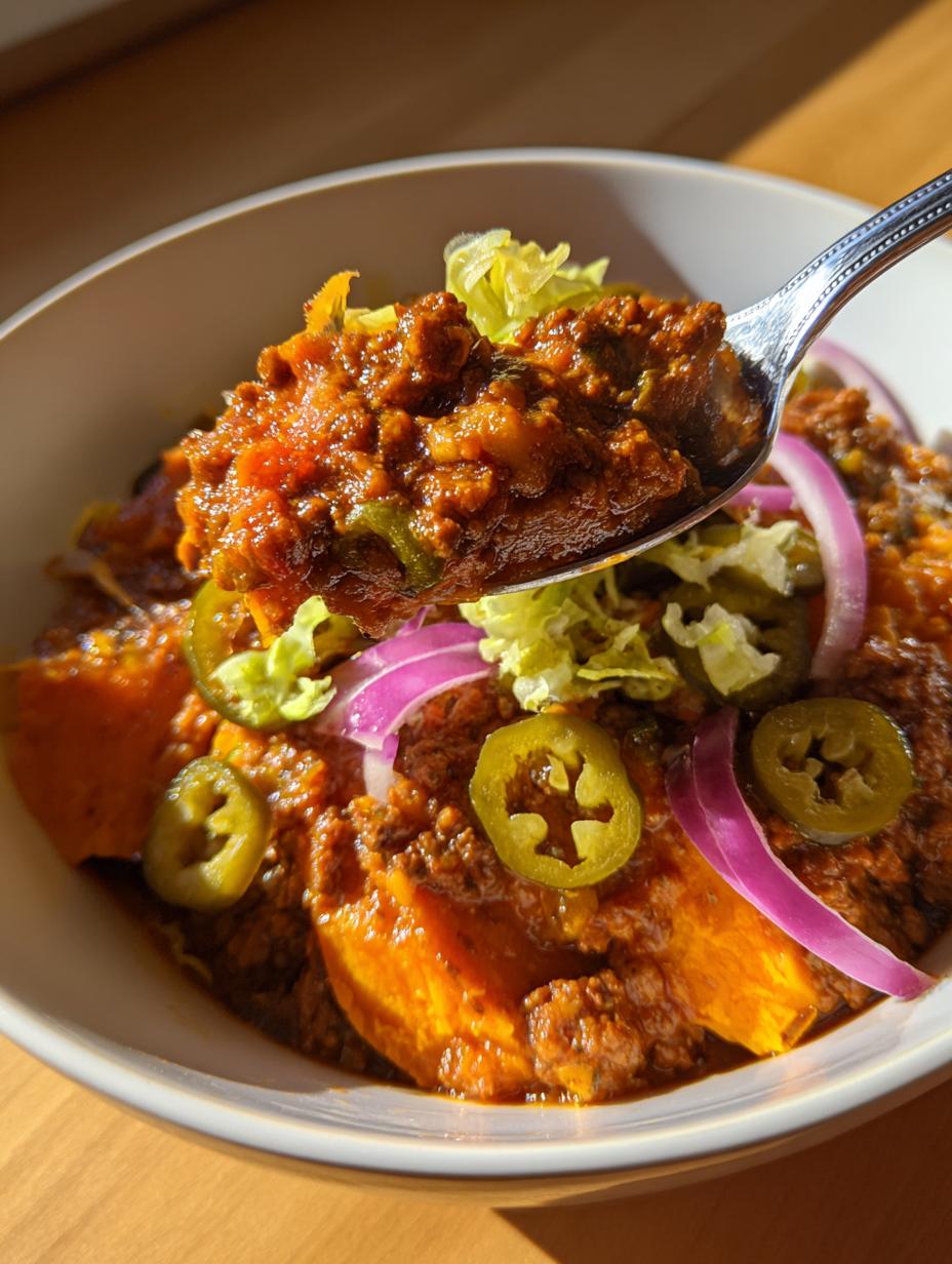 Sloppy Joe Bowls with Sweet Potatoes - detail 2