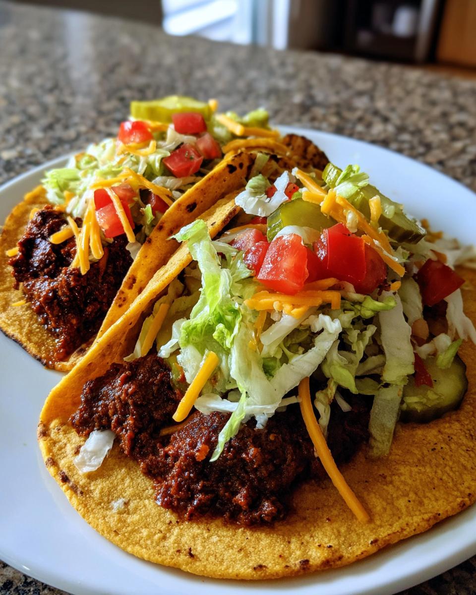 Smash Burger Tacos Crispy and Juicy - detail 1