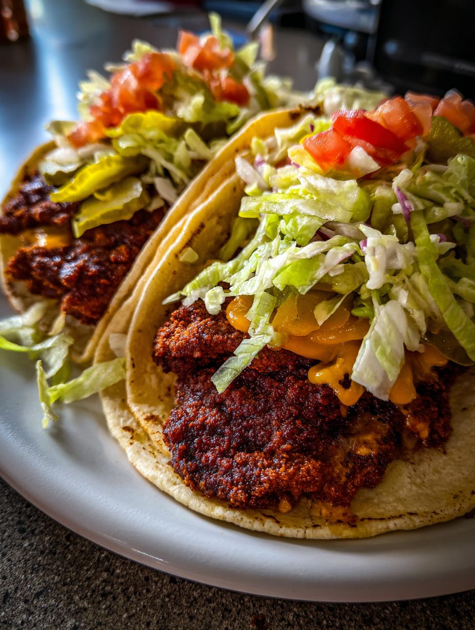 Smash Burger Tacos Crispy and Juicy - detail 2