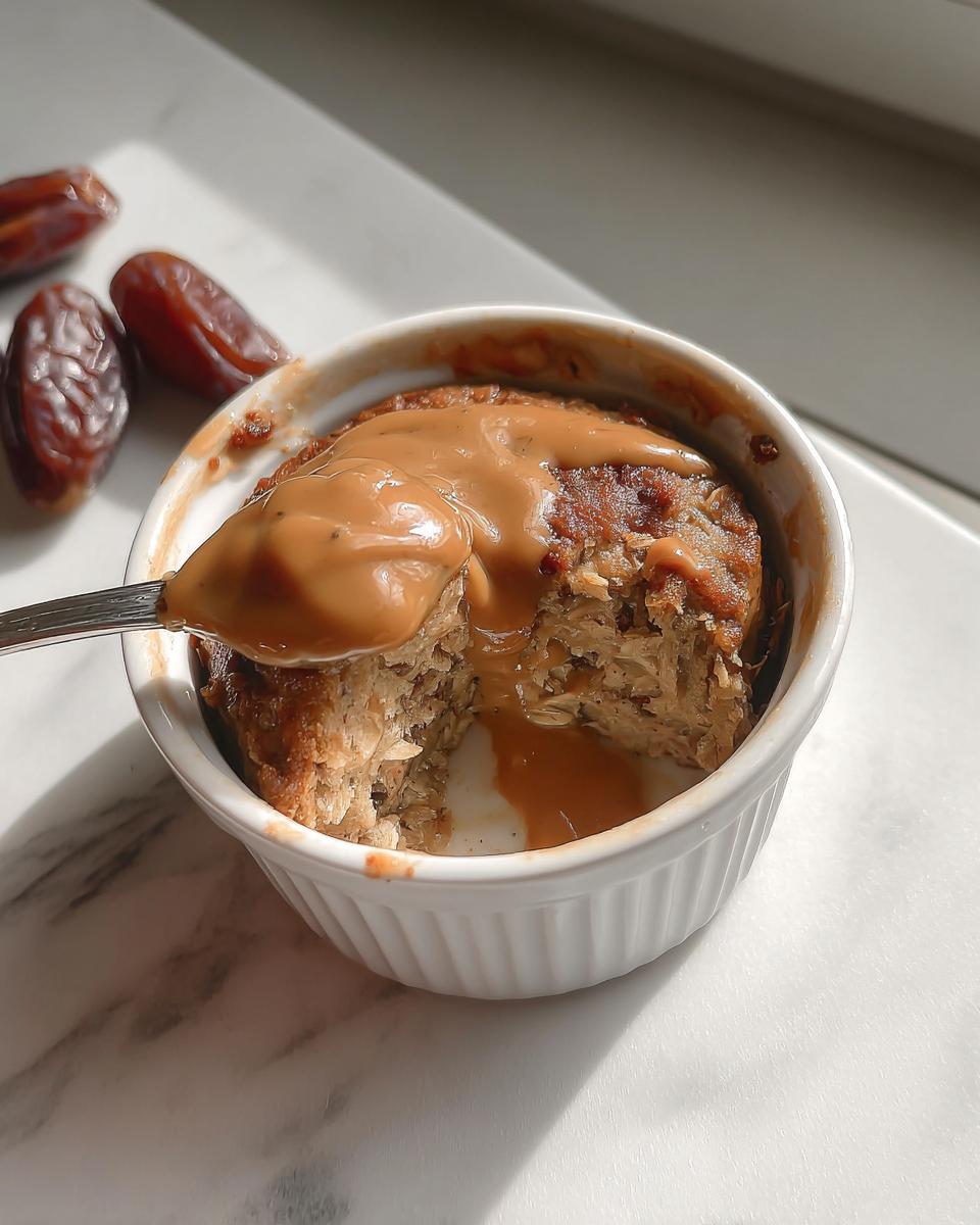 Sticky Date Baked Oats - detail 1