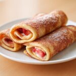 Strawberry Cream Cheese French Toast Roll Ups