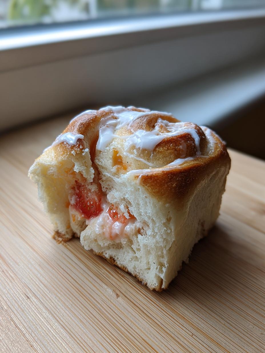 9 Glorious Strawberry Cream Cheese Swirl Buns 3 Strawberry Cream Cheese Swirl Buns - detail 1