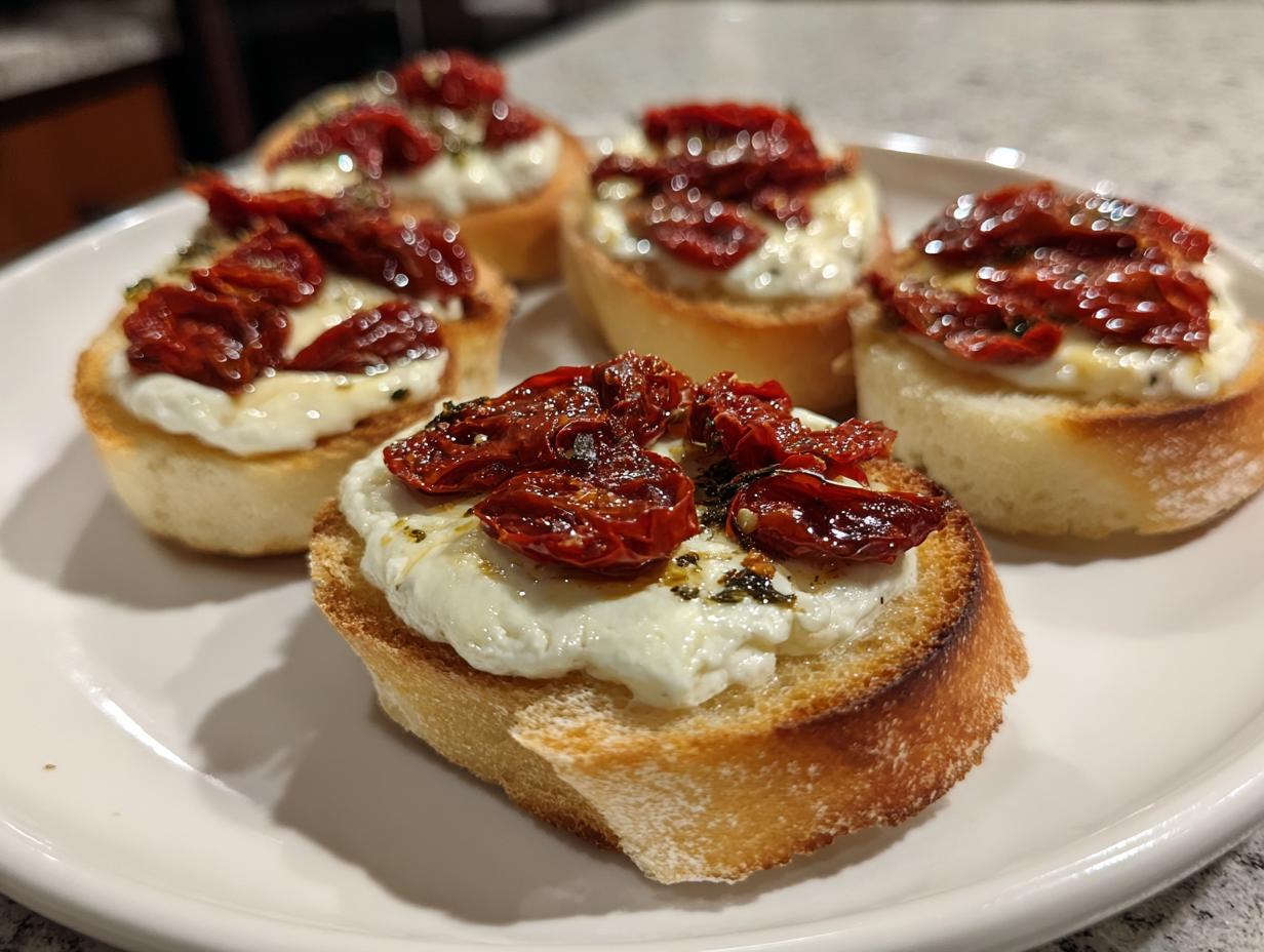 Amazing 27-Minute Sun Dried Tomato Bruschetta Easy Appetizer