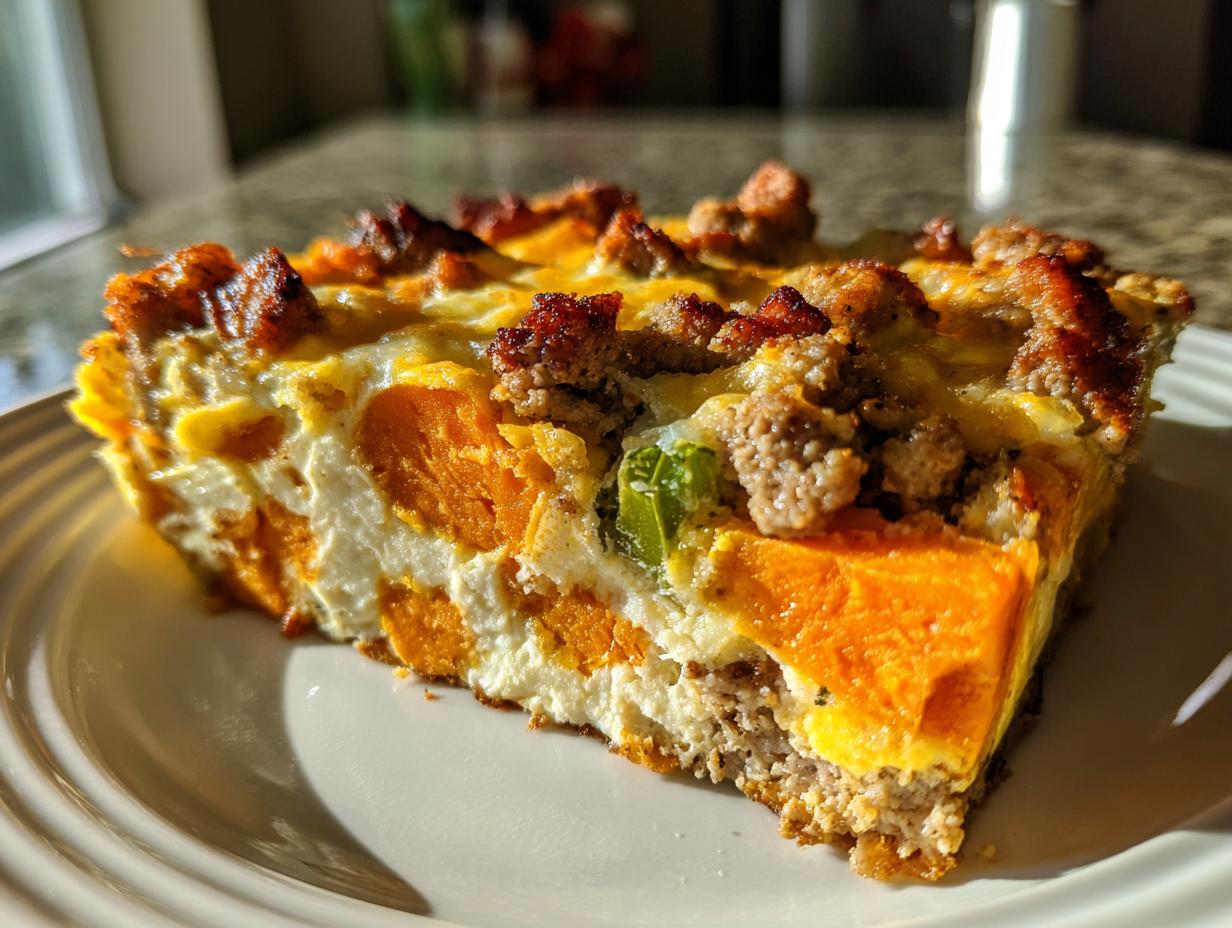 Easy 10-Step Sweet Potato Egg Breakfast Casserole