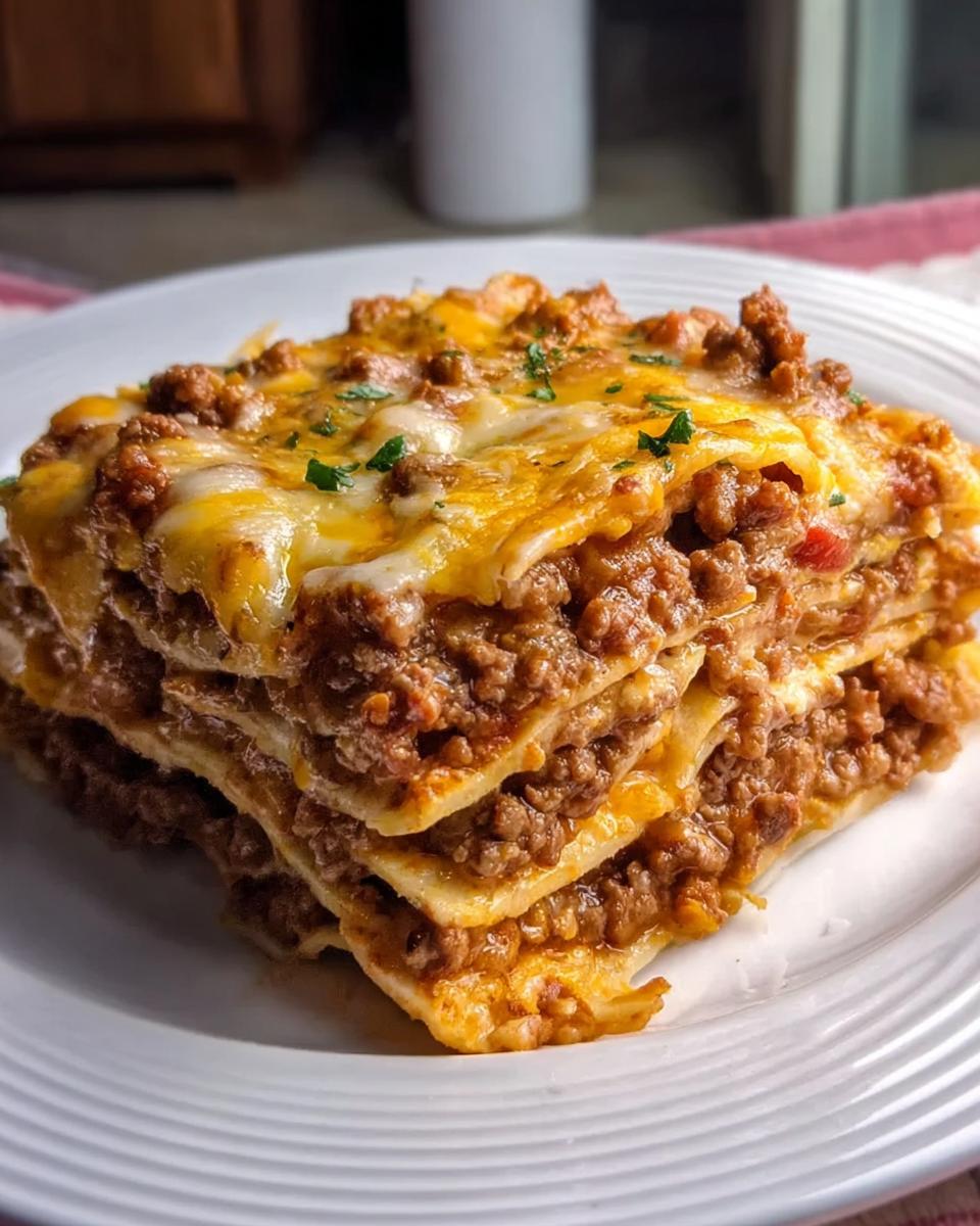Taco Casserole With Tortillas Easy Family Dinner - detail 1