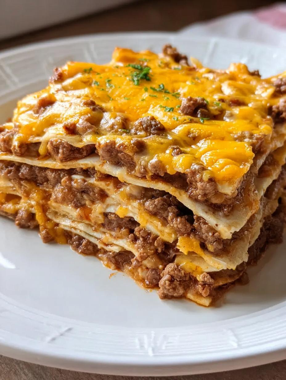 Taco Casserole With Tortillas Easy Family Dinner - detail 2