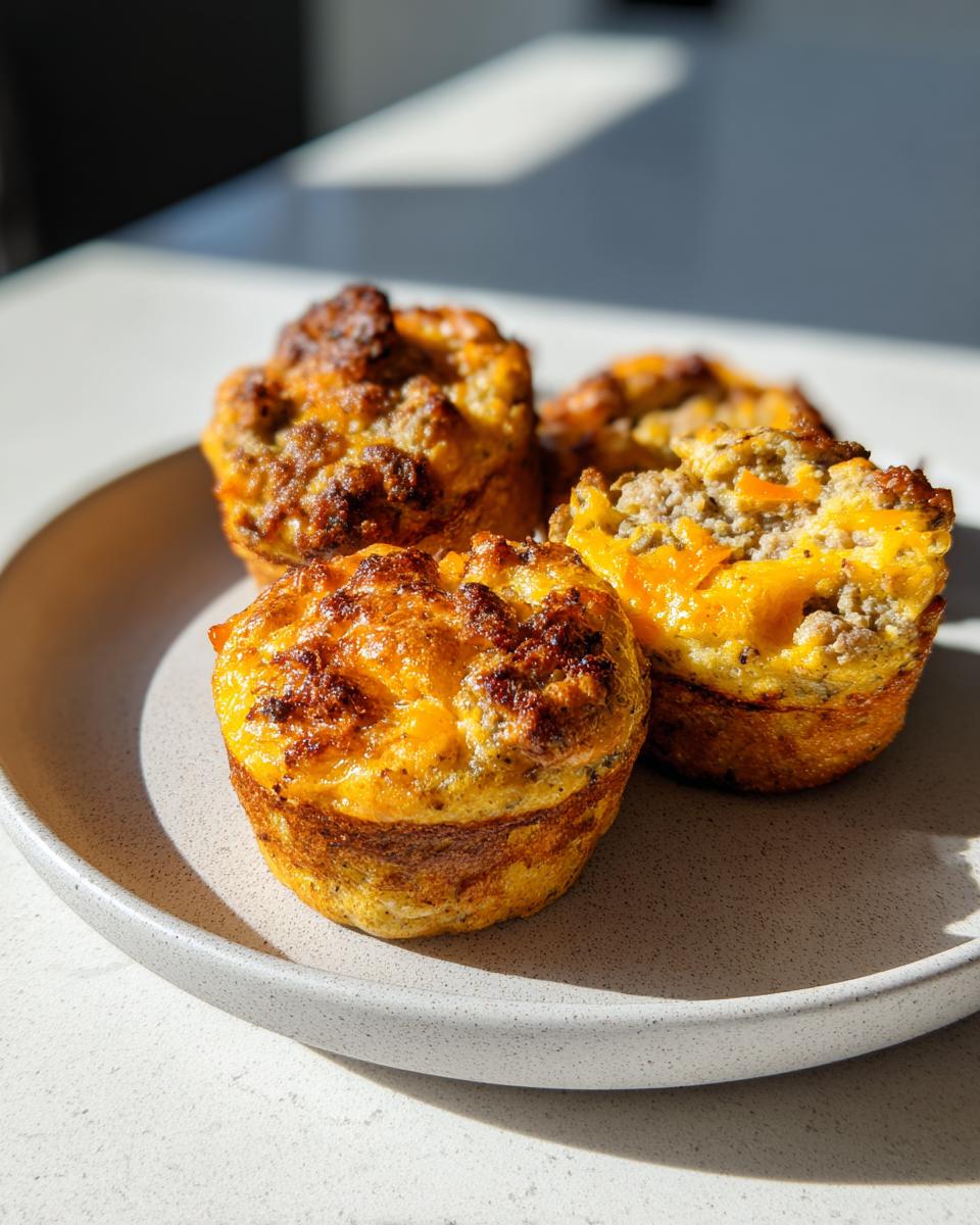 Turkey Sausage Breakfast Muffins - detail 1