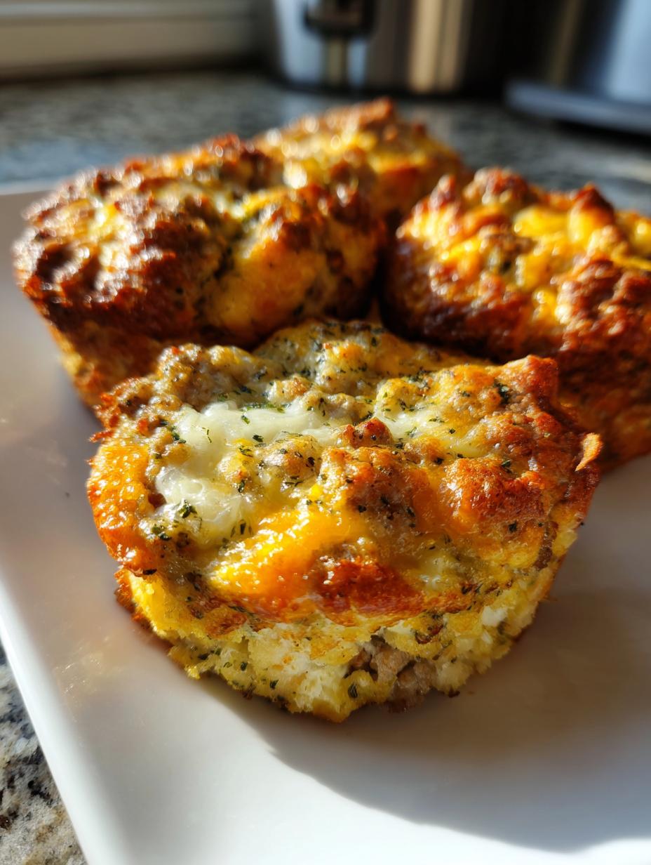 Turkey Sausage Breakfast Muffins - detail 2