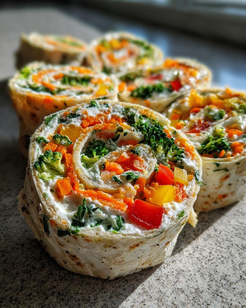 Veggie Tortilla Roll Ups with Cream Cheese - detail 1