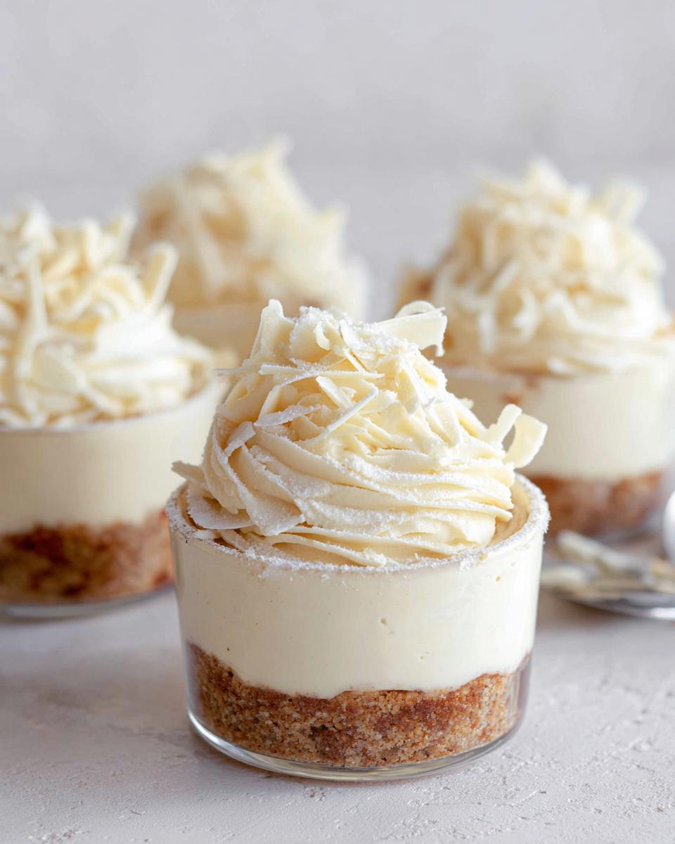 Shocking 6-Minute White Chocolate Tiramisu Pudding Cups 4 White Chocolate Tiramisu Pudding Cups - detail 1