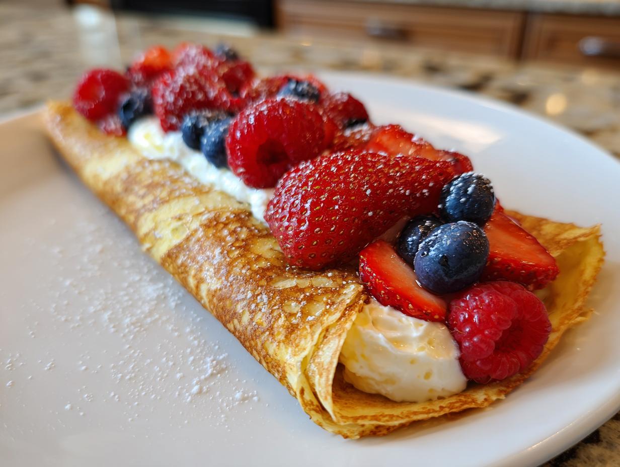 Amazing Lemon Ricotta Protein Crepes in 30 Min!