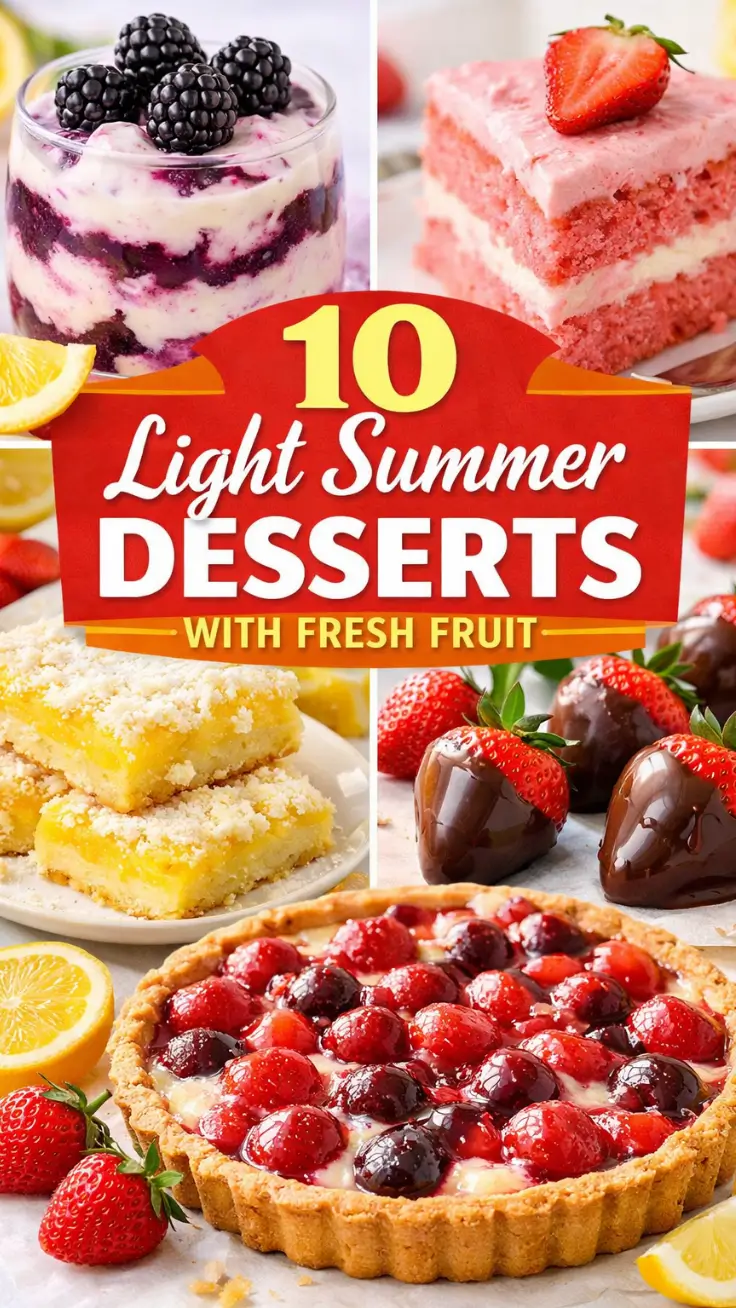 10 Light Summer Desserts with Fresh Fruit You’ll Want All Season