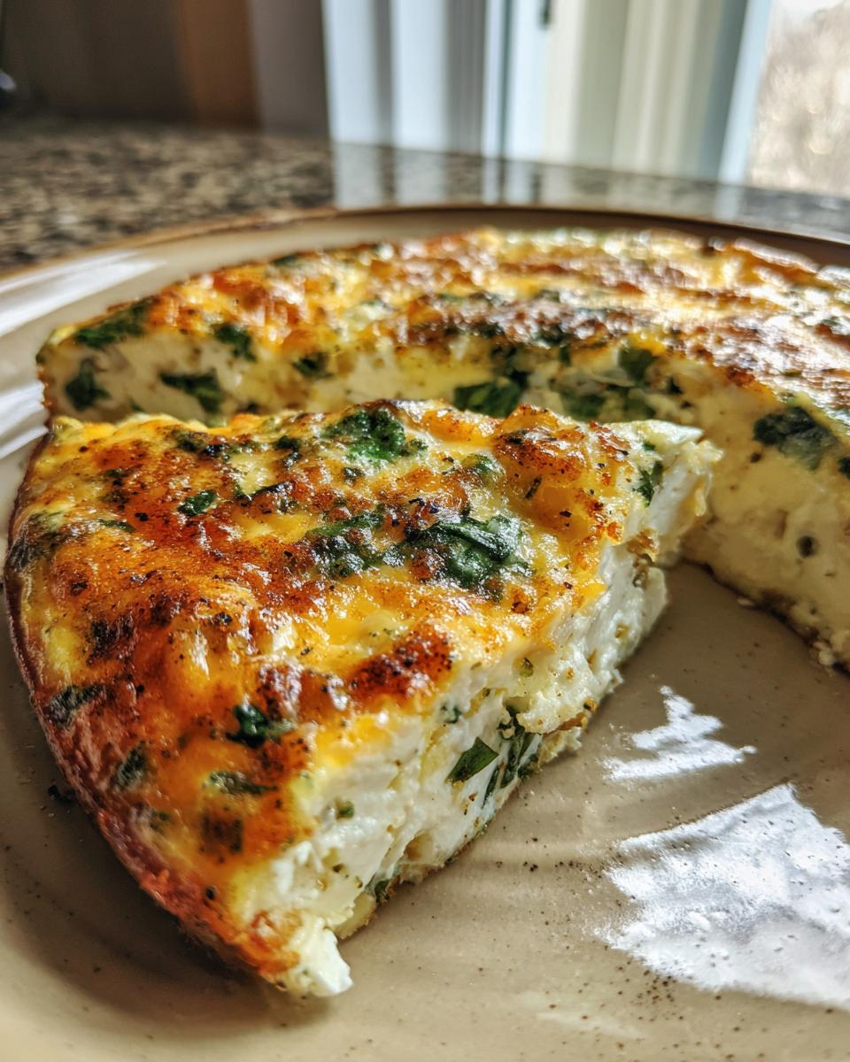 Cottage Cheese Spinach Crustless Quiche - Other 1
