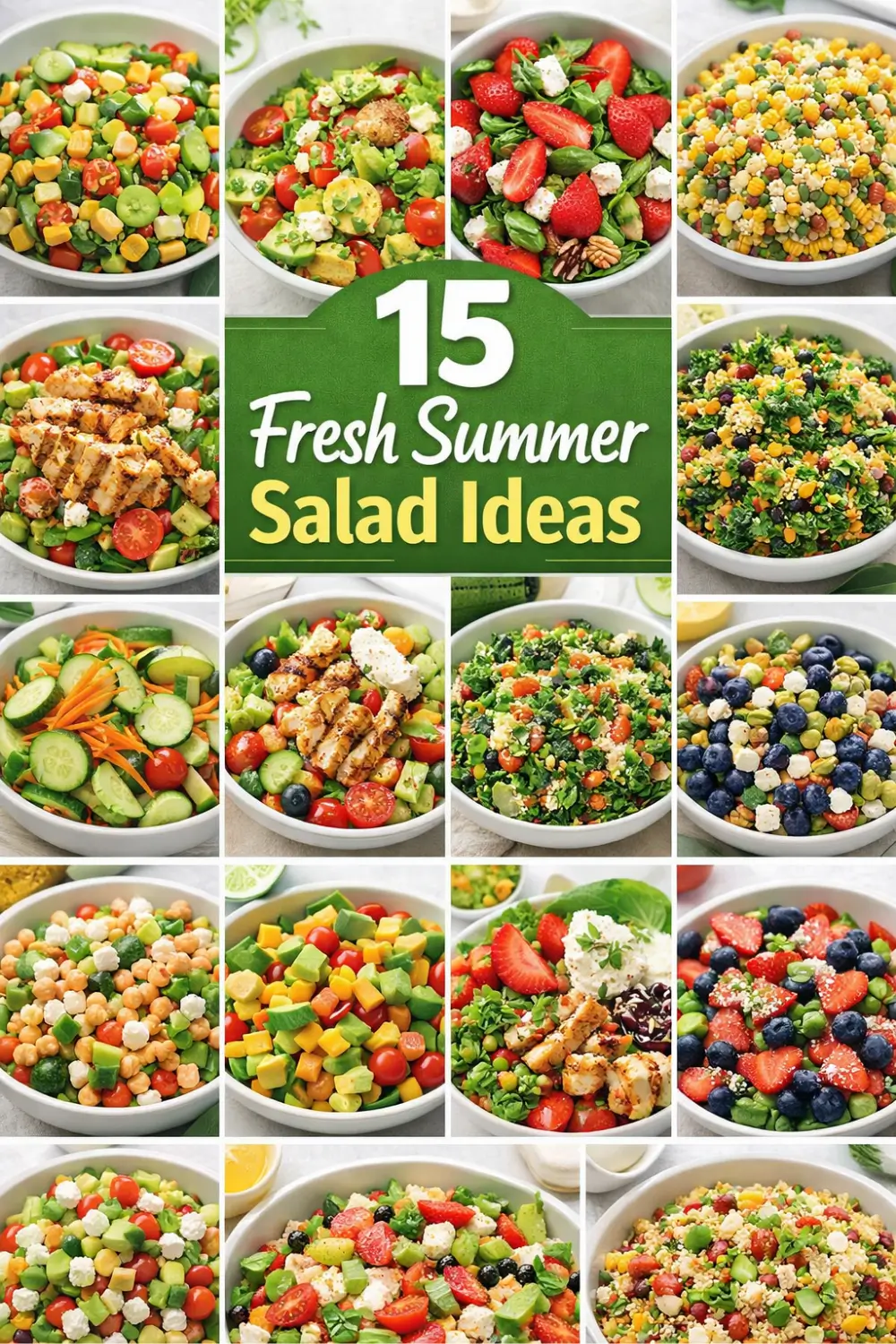 Fresh Summer Salad Ideas Easy Healthy Bowls
