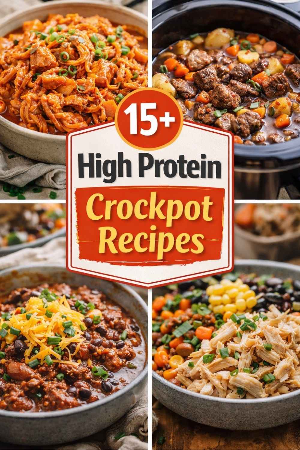 15+ High Protein Crockpot Recipes That Basically Cook Themselves