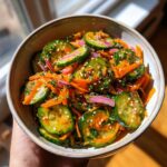 Low Calorie Cucumber Carrot Crunch Salad - Tasty
