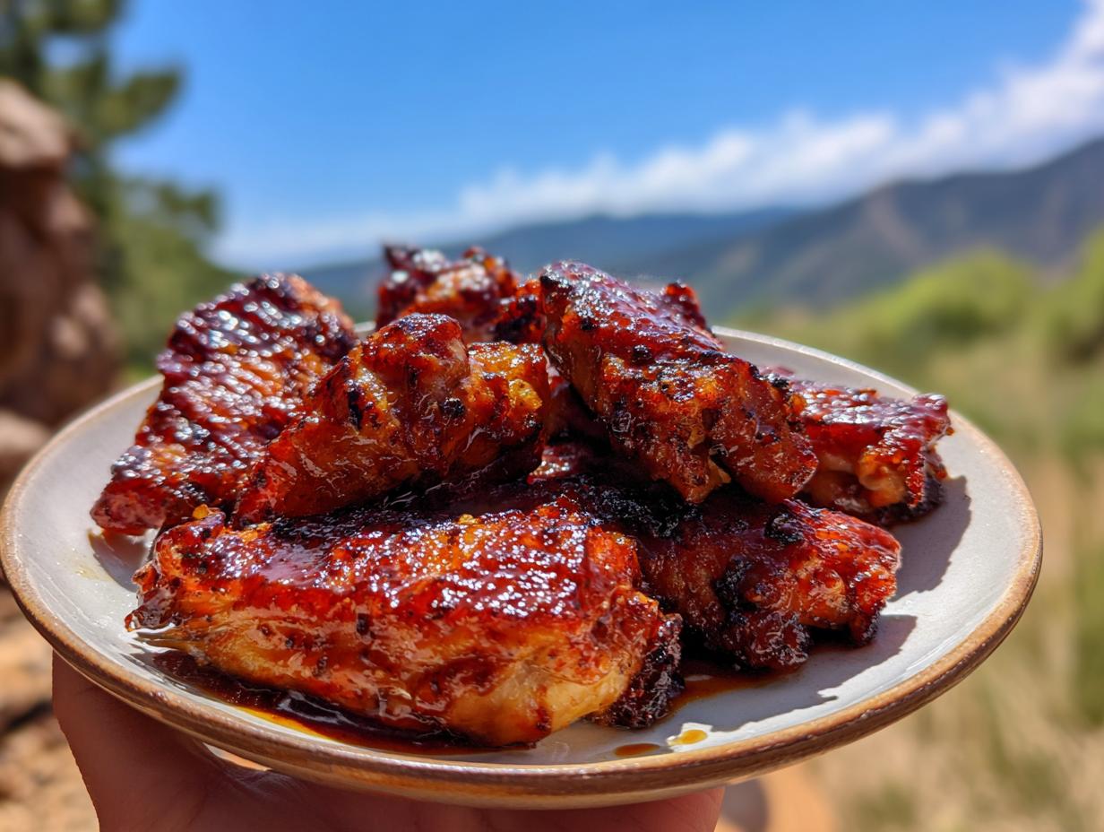 BBQ Chicken Thighs Oven or Grill Juicy 4