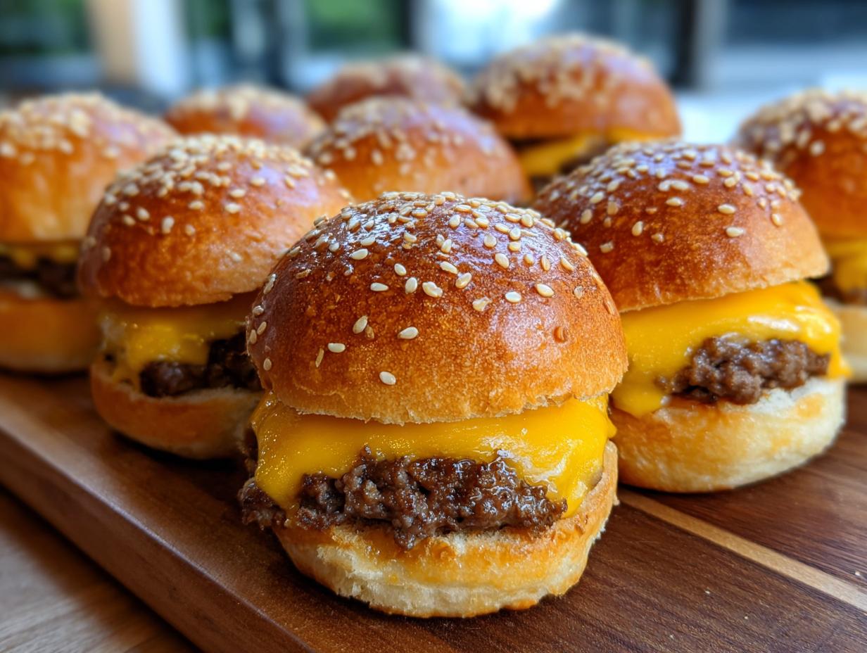 Amazing Cheeseburger Sliders in 30 Minutes