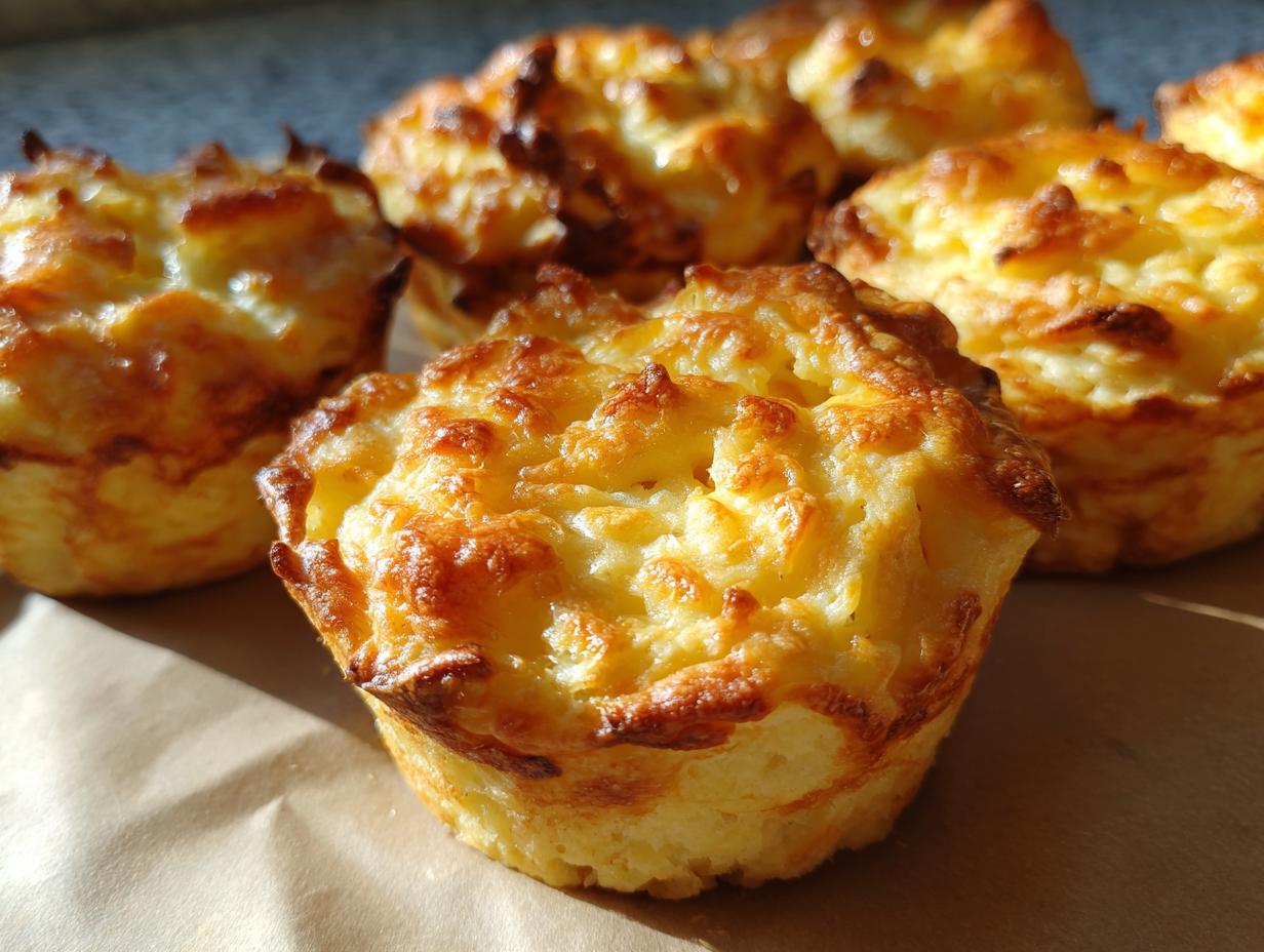 Amazing Cheesy Mashed Potato Muffins in 25 Mins