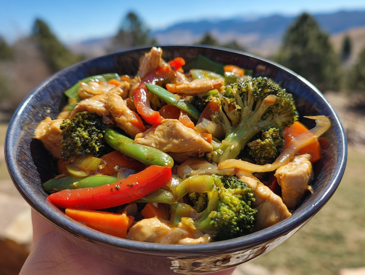 25 Minute Chicken and Veggie Stir Fry Fast Recipe