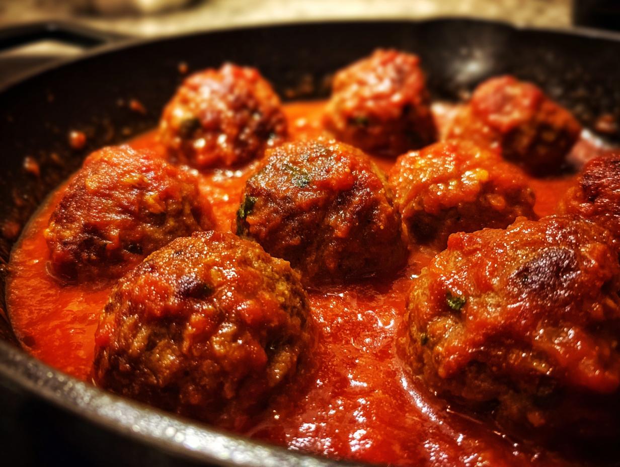 Amazing Classic Italian Meatballs: 16 Servings