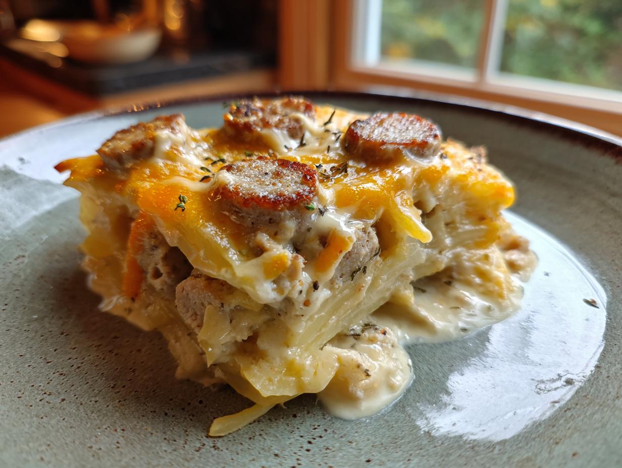 Amazing Crockpot Turkey and Potato Casserole