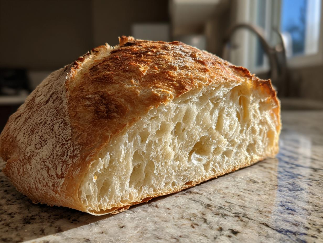 Amazing Dutch Oven No Knead Crusty Bread